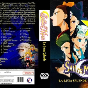 splendido dvd set-box mitica serie tv animata fuori catalogo "Sailor Moon - la luna splende" seconda stagione della serie, in italiano