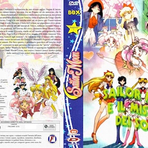 splendido dvd set-box mitica serie tv animata fuori catalogo "Sailor Moon e il mistero dei sogni" quarta stagione della serie, in italiano