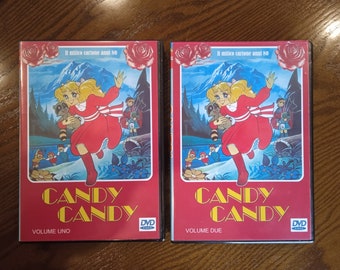 2 cofanetti storica serie tv animata anni '80 "Candy Candy" 12 dvd 115 episodi in italiano