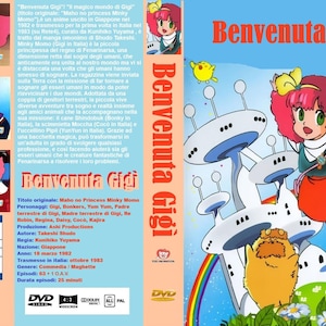 splendido dvd set-box mitica serie tv animata fuori catalogo "Benvenuta Gigì" (il magico mondo di Gigì) in italiano