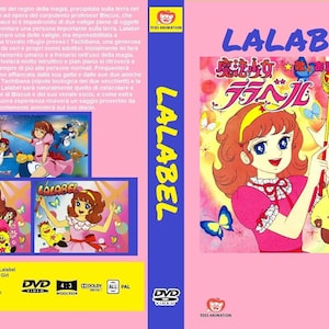splendido dvd set-box storica serie animata "Lalabel" 1980 in italiano