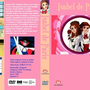 splendido cofanetto mitica serie tv animata 1979 "Isabelle de Paris" in italiano