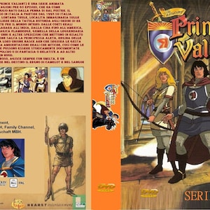 splendido dvd set-box storica serie animata "Prince Valiant" in italiano
