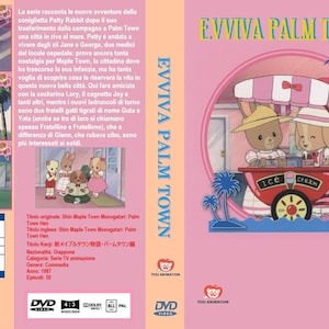 splendido dvd set-box  storica serie animata "Evviva Palm Town" anni 80' in italiano