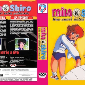 splendido dvd set-box storica serie tv anime " Mila & Shiro - Due cuori nella pallavolo"