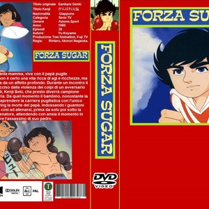 splendido dvd set-box storica serie animata "Forza Sugar" in italiano