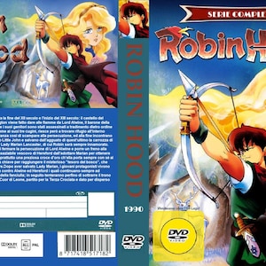 splendido dvd set-box serie tv animata "Robin Hood" 1990 in italiano