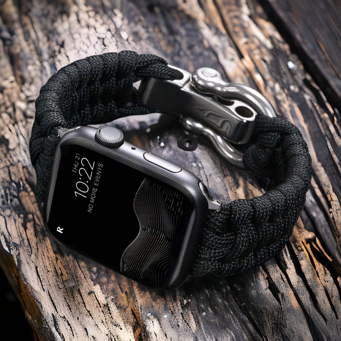 SAVIOR SURVIVAL GEAR Nylon Watch Band Compatible with Apple Watch