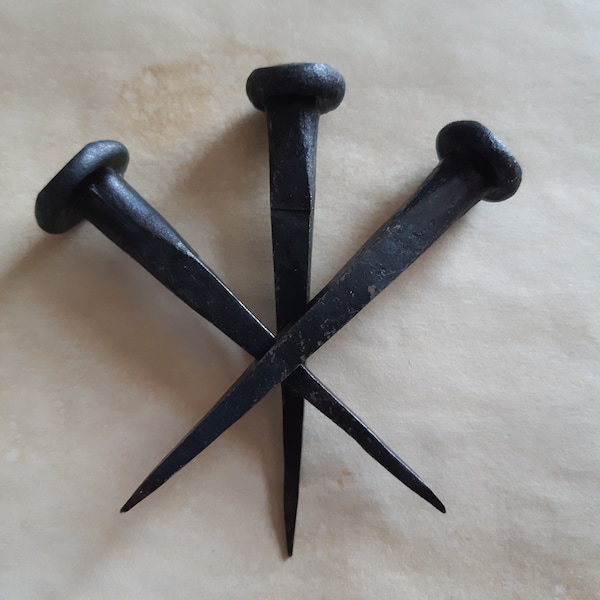 Witches Nail for Engraving Candles and Wood - Hand Forged - Black Witches Nail - Sapphire Mysterium