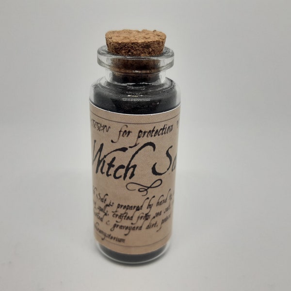 Witches Salt - Black Salt - Black Protection Salt - Sapphire Mysterium