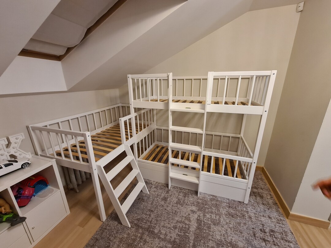 Adam Bunk Bed for Three Etsy Australia