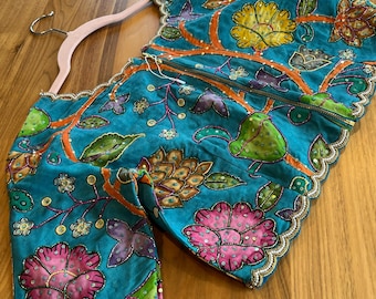 Pure pen kalamkari blouses  | blouse | pen kalamkari