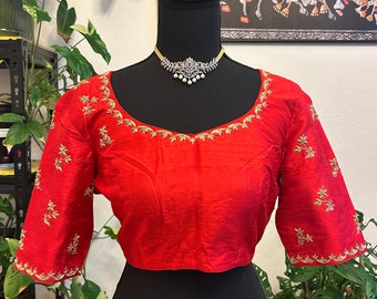 Gadwal Royal Look Maggam Work Insta Top lehenga set