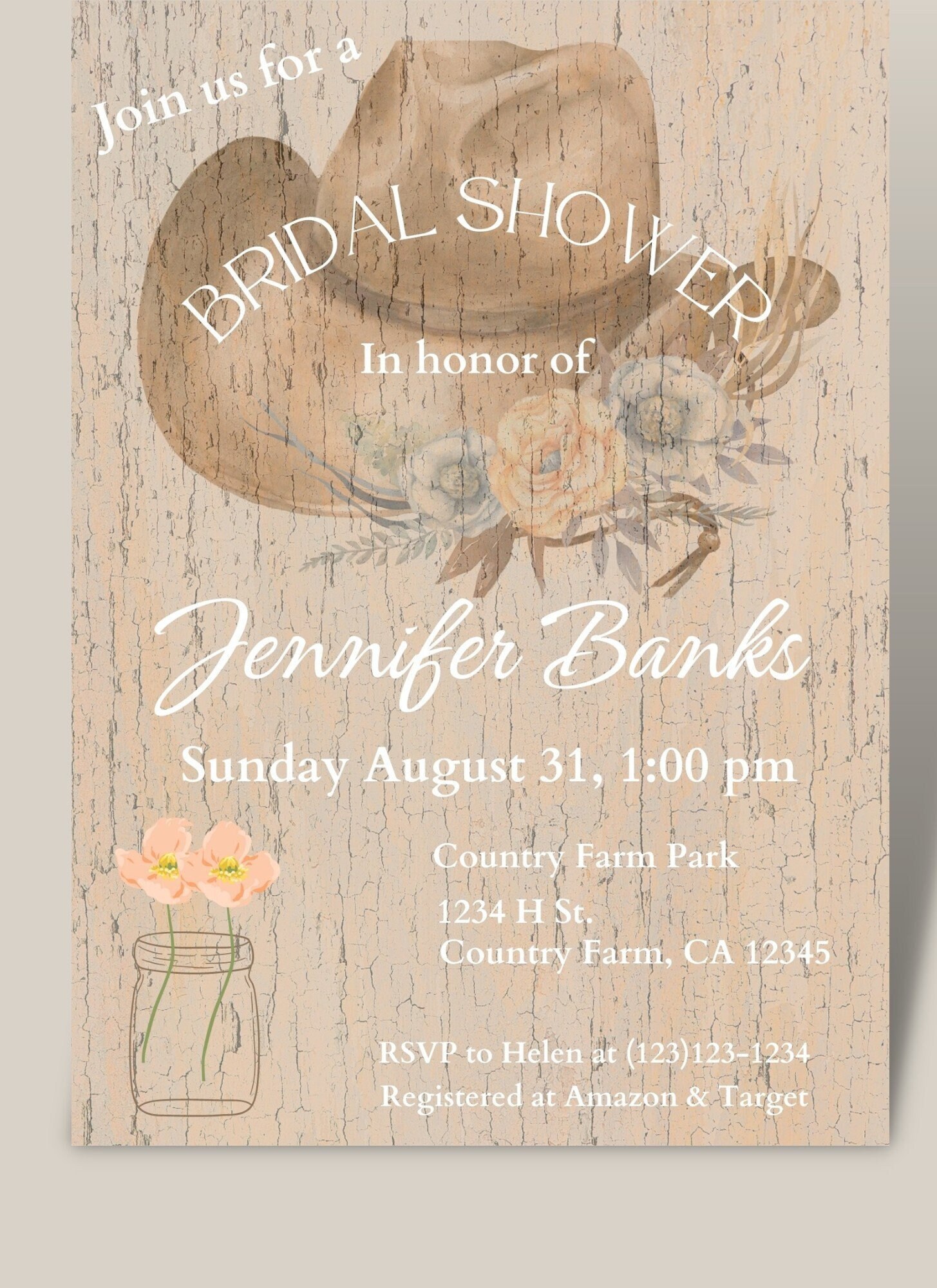 French Countryside Wedding Templates For Customizable Wedding Invitations