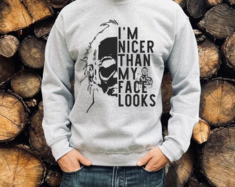 Bluza Michaela Myersa | Zabawny horror z okrągłym dekoltem na Halloween