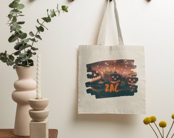 Personalized Kid's Trick or Treat Canvas Tote