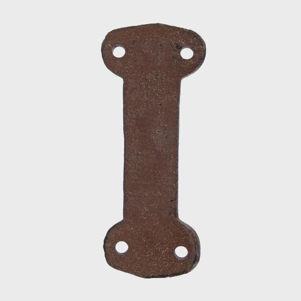 Rustic Cast Iron Double Wall Hooks – 4-Pack For Towels, Hats, Coats & Purses-496909