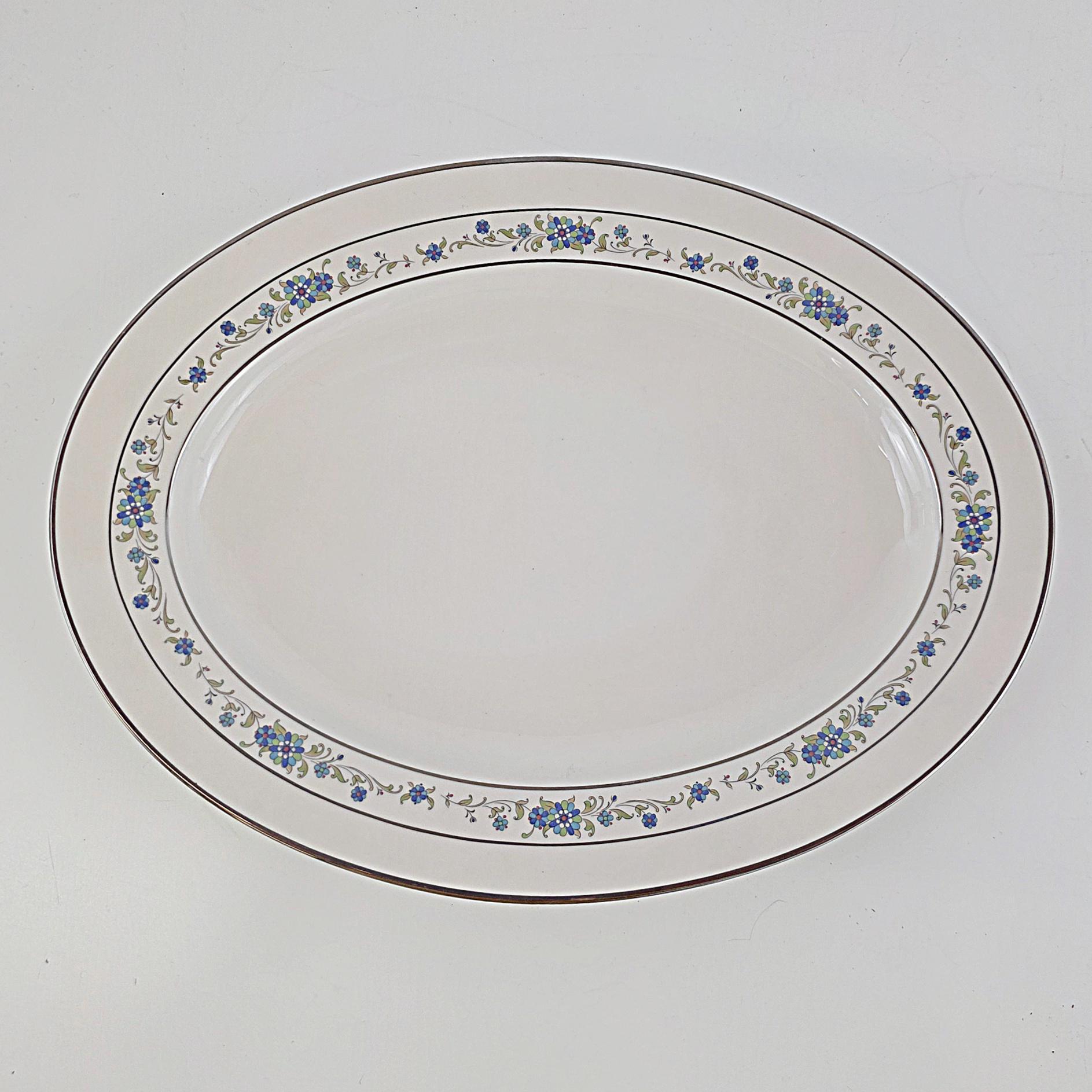 アンティークディナープレート Vintage Noritake Norma 7016 Oval Serving Platter or Tray - Etsy Canada