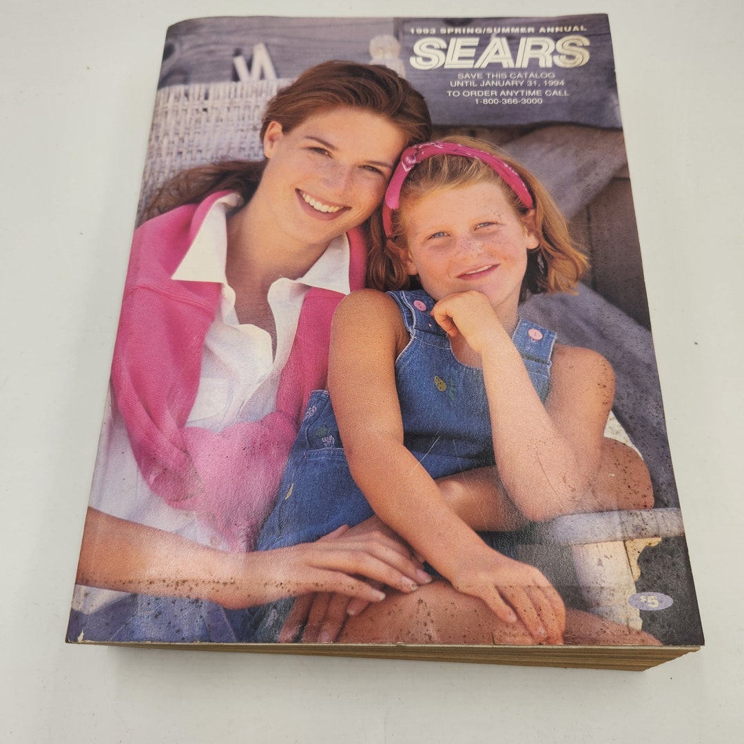 Vintage 1993 Sears Spring and Summer Mail Order Catalog Etsy