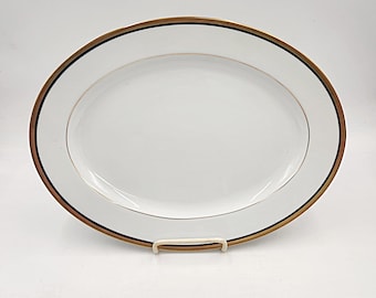 Vintage 1970's - 80's Noritake Elysee #6914 Oval Serving Platter
