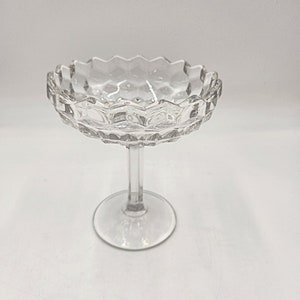 Vintage 1950&#39;s Fostoria American 6 1/2-Inch-Tall Compote - Candy or Jelly Bowl