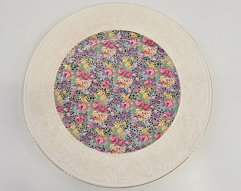 Piatto da portata/torta vintage Royal Winton Hazel - Wedgewood Border