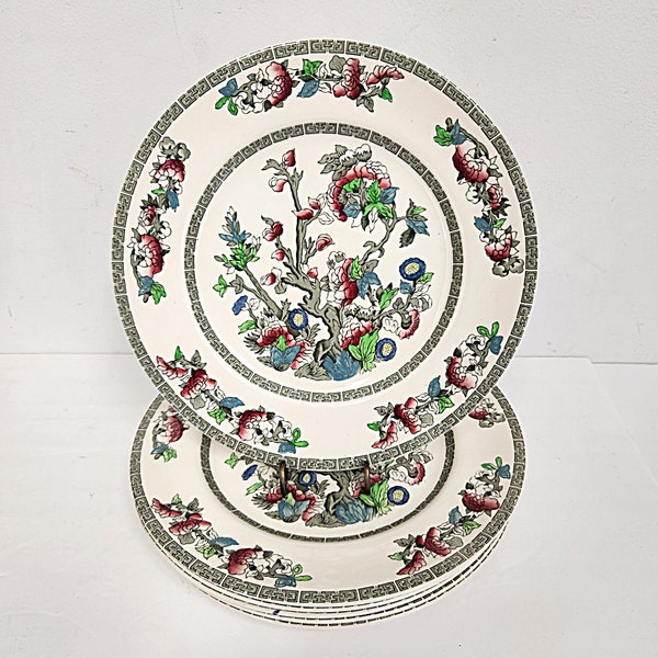 Vintage 1960's - 70's Johnson Brothers England Indian Tree Dinner Plate - 6 Available