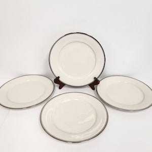 Vintage 1980&#39;s Noritake Ivory China Countess #7223 Set of 2 Dinner Plates