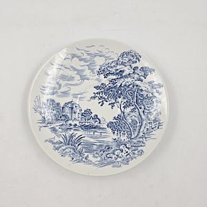Vintage Wedgewood Countryside Set of 2 Saucers for Tea or Coffee Cups