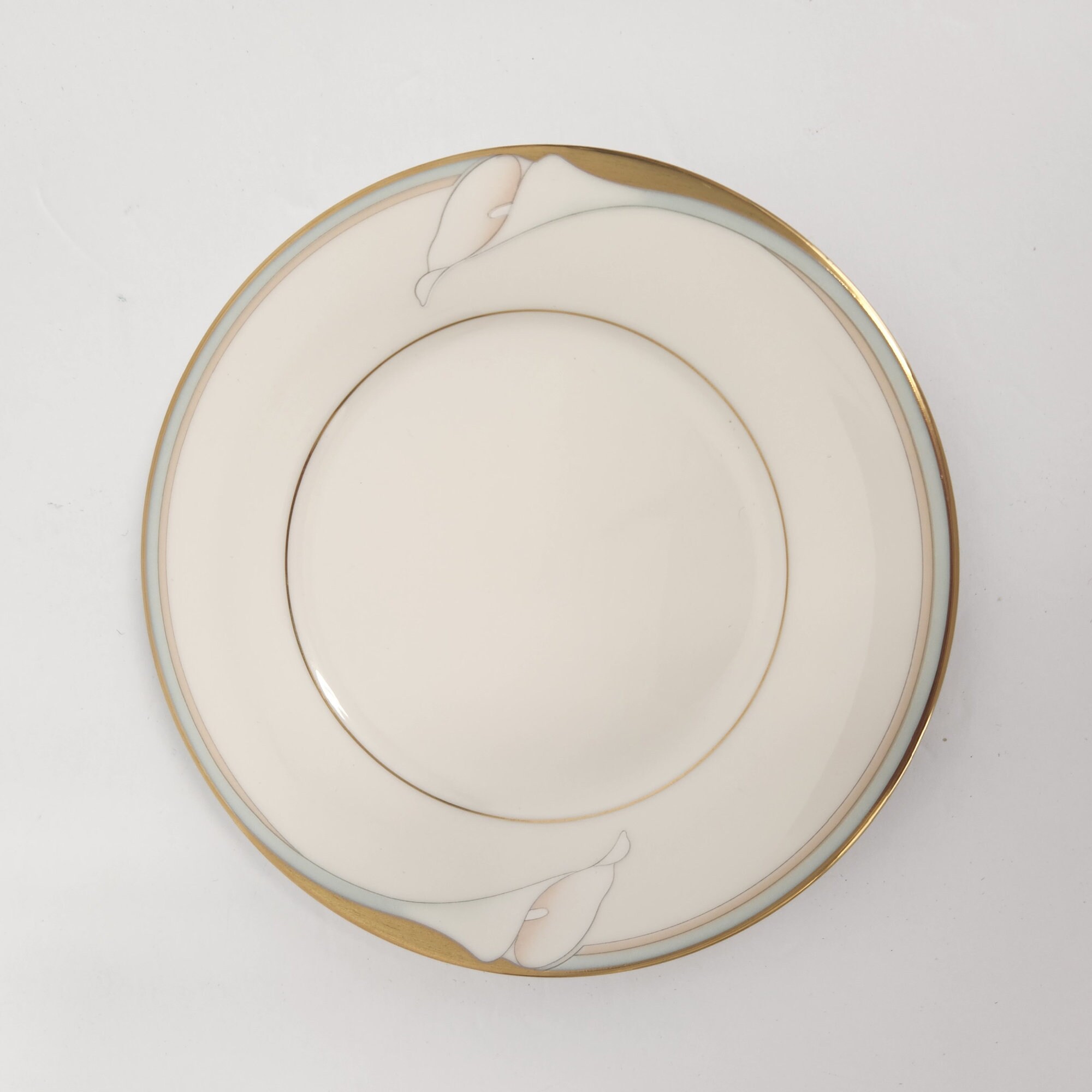 Vintage 1980's NOS Noritake Golden Lily #7733 Set of 2 Bread Vintage 1980's NOS Noritake Golden Lily #7733 Set of 2 Bread