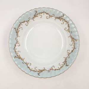 Vintage Bavaria Germany Royal Tettau Elegance Round Serving - Vegetable Bowl