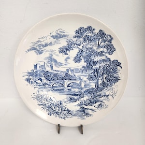 Vintage Enoch Wedgewood England Countryside 10 Inch Dinner Plate