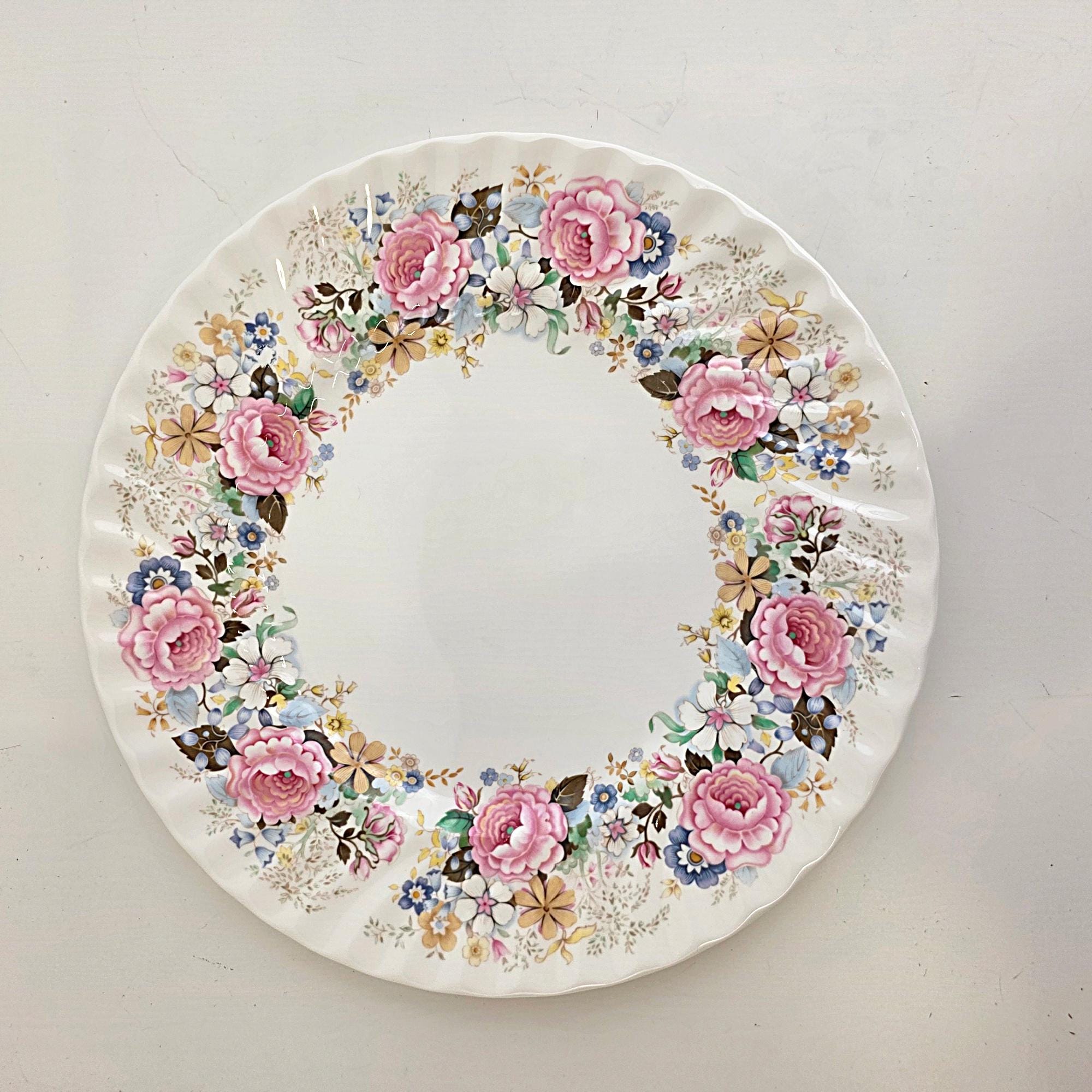 Vintage Minton Rose Garland Dinner Plate - Etsy