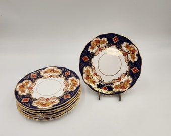 Vintage 1950's Royal Albert Heirloom Bone China England Saucer - 7 Available