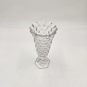 Vintage 1950&#39;s American Fostoria 6-inch-Tall Flared Top Bud Vase