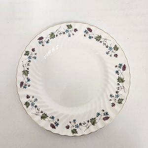 Vintage 1980&#39;s Minton China Dryden Pattern 7 3/4 Salad - Dessert Plate - 13 Available