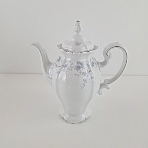 Vintage Johann Haviland Blue Garland Coffee Pot - Server