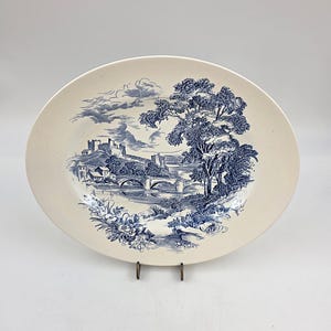 Vintage Wedgewood Countryside 12 Inch Oval Platter - Serving Tray