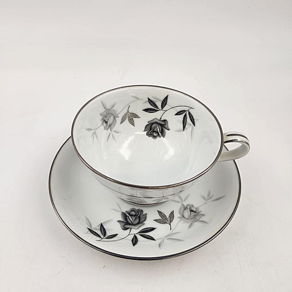 Vintage Noritake Rosamor 5851 Tea or Coffee Cup and Saucer Set