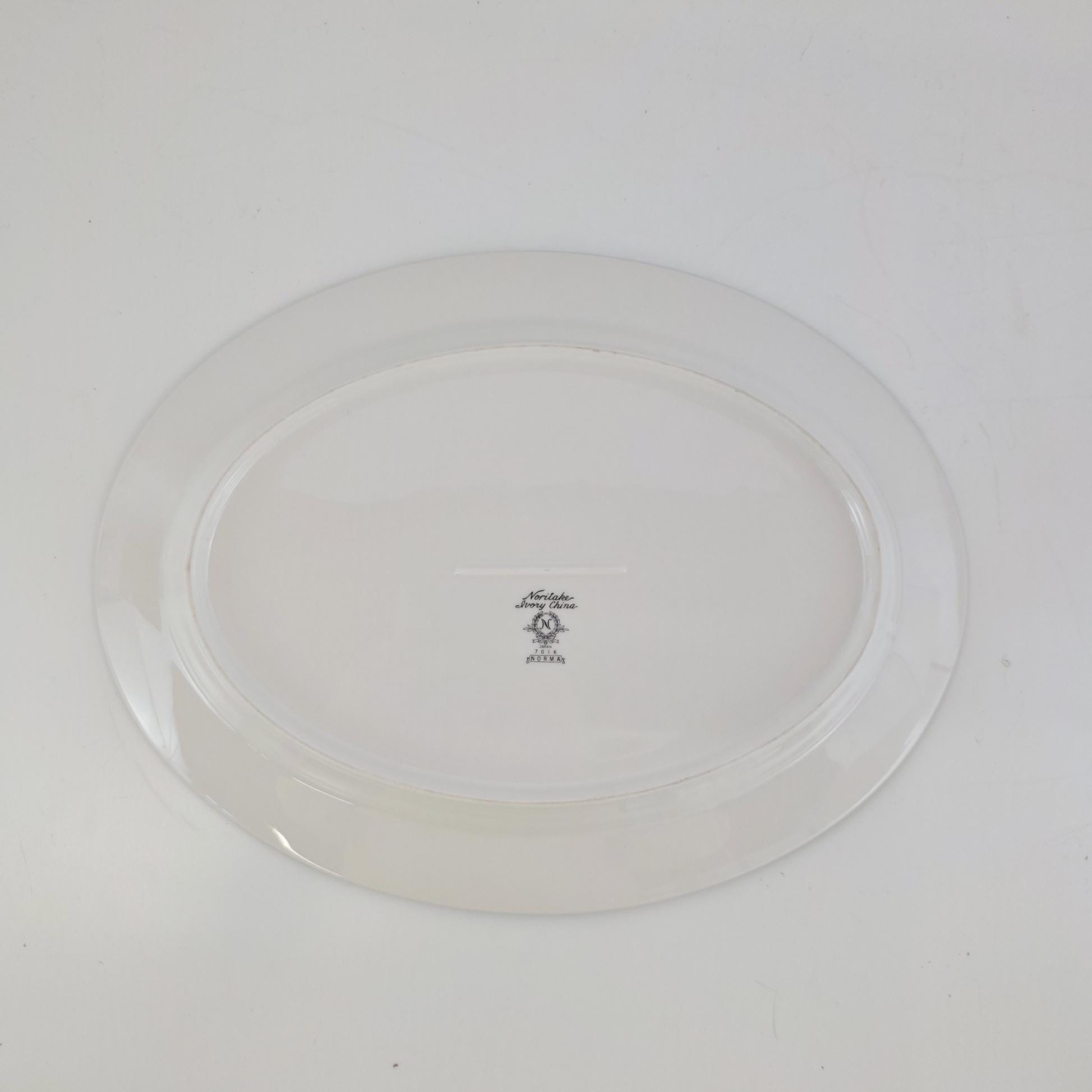 アンティークディナープレート Vintage Noritake Norma 7016 Oval Serving Platter or Tray - Etsy Canada