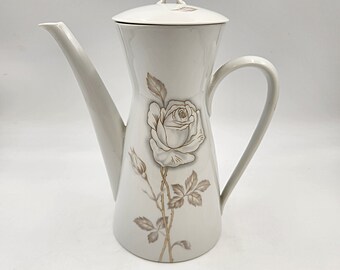 Vintage 1980's Rosenthal Classic Rose by Raymond Loewy Teekanne oder Kaffeekanne