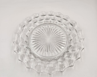 Vintage 1950's American Fostoria 9 1/2 Inch Speiseteller