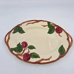 Vintage Franciscan Apple 12 1/2 Inch Oval Platter - Tray