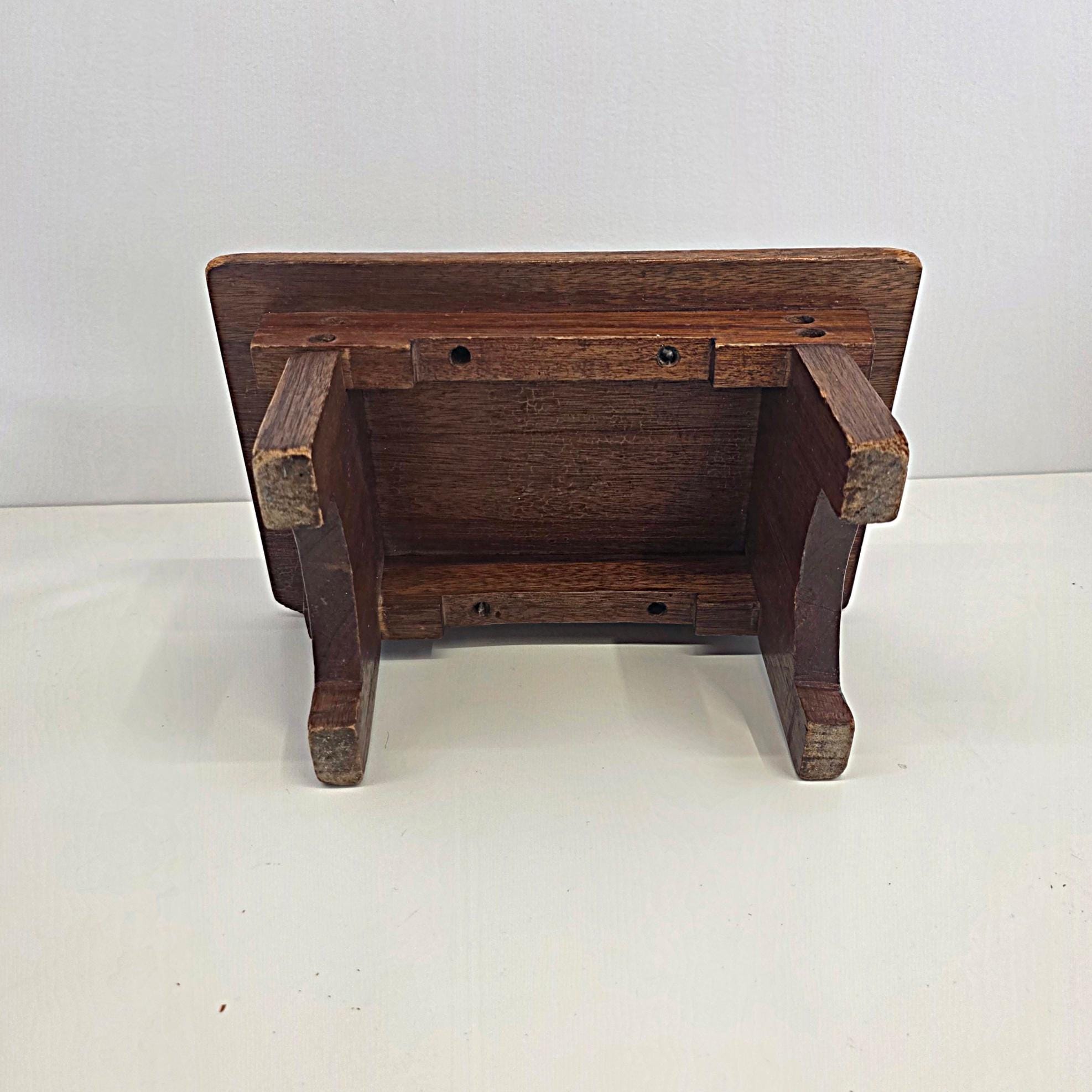 Vintage Oak Step Stool - Plant Stand - Farmhouse Stool - Etsy