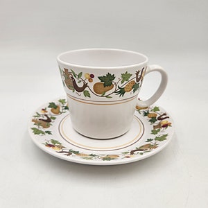 Vintage 1970's Noritake Progression Homecoming # 9002 Cup and Saucer Set