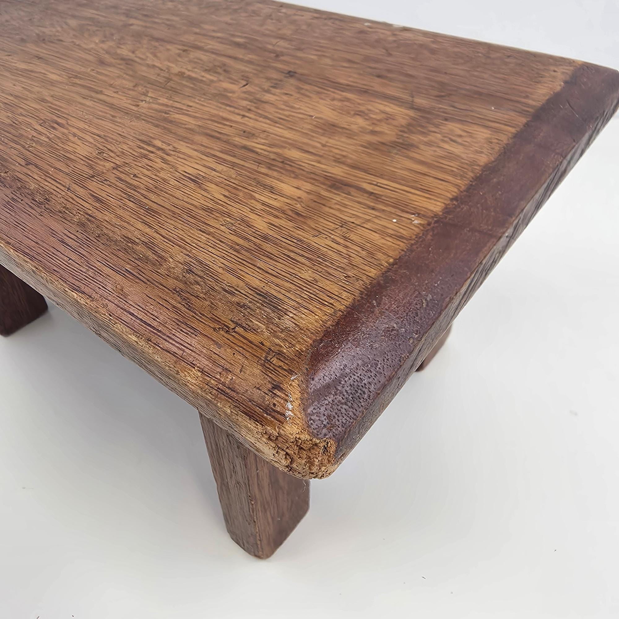 Vintage Oak Step Stool - Plant Stand - Farmhouse Stool - Etsy