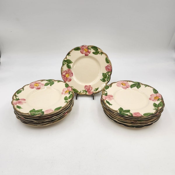 Vintage 1970's Desert Rose Bread and Butter Plates - 21 Available