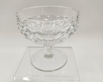 Vintage 1940's - 50's Set of 4 American Fostoria Sherbert or Champagne Glasses