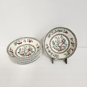 Vintage 1960er - 70er Jahre Johnson Brothers England Indian Tree Saucen Schalen - 6 erhältlich