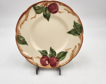 Piatto per pane e burro Franciscan Apple vintage anni '60 da 6 1/2 pollici